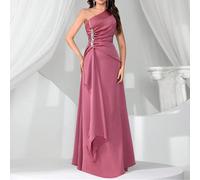 Nuovo abito elegante da donna, aderente e con collo asimmetrico, senza maniche, da cerimonia, da sera, da matrimonio L,M,S,XL,XSTessuto intrecciato