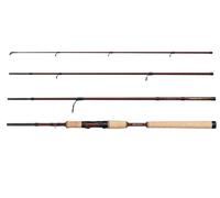 NUOVO Abu Garcia Tormentor 2 Travel MODERATE-FAST 4-sezioni Canne Spinning