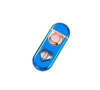 Nuovo accendino butano con contenitore trasparente a forma di cuore, accendino butano a doppia fiamma, accendino torcia jet / accendino fiamma morbida, accendino jet flame commutabile regalo carburant