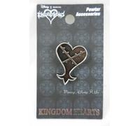 Nuovo Accessorio Spilla Logo Kingdom Hearts Disney In Peltro O Pendant Collana