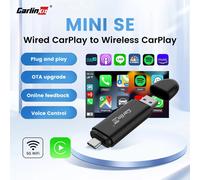Nuovo adattatore Carlinkit Wireless Carplay Smart MINI SE Box Plug And Play connessione rapida aggiornamento Ota 5Ghz Wifi per Carplay cablato OEM MINI SE