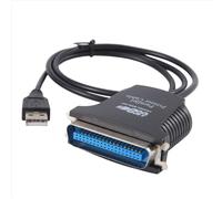 Nuovo adattatore convertitore USB per stampante DB36 con porta parallela, nero
