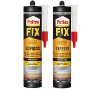 NUOVO adesivo di montaggio Pattex Fix Express 2 x 375 g a base di solvente in...