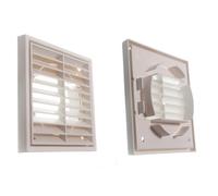 Nuovo Aereazione Griglia Esterno/Interno Utilizzare Sfiato 100mm 10.2cm -