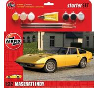 Airfix A55309 Grande Starter Set Regalo Plastica Kit Maserati Indy 1:3 2 Scala
