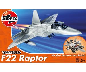 Nuovo Airfix Veloce Costruzione F22 Raptor - J6005