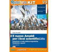NUOVO AMALDI PER I LICEI SCIENTIFICI.BLU (IL) 3ED. - VOL. 3 (LDM) (9788808914057) - Libro Scolastico + Kit Scuola con Copertine Rebillo