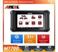 Nuovo Ancel MT700 Moto OBD2 Scanner Tutto Il Sistema Resto Olio ABS Sanguinamento 31 Funzioni di Ripristino Strumento Diagnostico Per BMW/Indiano/Honda