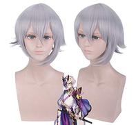 Nuovo Anime/Gioco Destino/Grande ordine Lan Ling Wang Parrucche Cosplay Festa di Halloween Gioca Parrucche corte + Cappellino parrucca