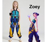 Nuovo Anime Kids Girl Gioco di ruolo Costumi Cosplay Zoey Costume completo Set per K-pop Halloween Carnevale Abiti da festa Abbigliamento Outfit