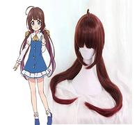Nuovo anime Ryuoh no Oshigoto! Parrucca Cosplay Hinatsuru Ai Parrucche Halloween Carnevale Donne Parrucche Cosplay Il lavoro di Ryuo non è mai finito!