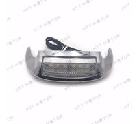 Nuovo Anteriore LED FENDER Punta Luce Trasparente Lente per Harley Flhx FLHR 14
