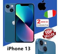 NUOVO Apple iPhone 13 - 128GB - Blu (Sbloccato) Garanzia 24 MESI Originale