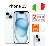 NUOVO Apple iPhone 15 - 128GB - Blu (Sbloccato) Garanzia 24 MESI Originale