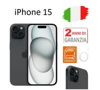 Apple iPhone 15 15,5 cm (6.1") Doppia SIM iOS 17 5G USB tipo-C 128 GB Nero
