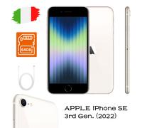 NUOVO Apple iPhone SE 3a Gen. - 64GB - Galassia (Sbloccato) Garanzia 24 MESI