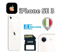 NUOVO Apple iPhone SE 3a Gen. Nero Bianco Rosso - 64GB (Sbloccato) Originale