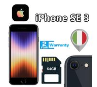 NUOVO Apple iPhone SE 3a Gen. Nero Bianco Rosso - 64GB (Sbloccato) Originale