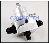 Nuovo Argento Alto Pressione Carburante Regolatore W/Impulso -8AN 8/8/6