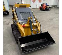 Nuovo arrivo Popolare Mini Skid Steer Loader Carico Nominale con Motore Crawler Loader per Farm, Spazio stretto e Farm, Stand-On Multifunzionale Skid Steer Slip Loader con Bucket