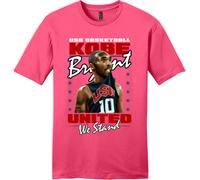 Nuovo Art Society LEGEND UNITED WE STAND T-Shirt NEON PINK SM-4XL FATTO IN USA