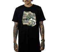 Nuovo Art Society ROOT OF ALL EVIL T-Shirt Nera SMALL-3XLARGE Edizione Limitata