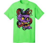 Nuovo Art Society Tatuaggio Flash Vol. 1 Verde Neon Maglietta SM-4XLARGE Made IN