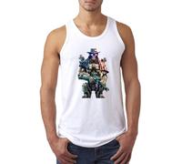 NUOVO Art Society UNCLE SAM 2.0 BIANCO Canottiera SMALL-4XLARGE LIMITED EDITION
