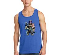 Nuovo Art Society UNCLE SAM 2.0 Blu Canotta Piccola-4XL Edizione Limitata