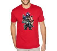 NUOVO Art Society UNCLE SAM 2.0 ROSSO Maglietta SMALL-4XLARGE LIMITED EDITION
