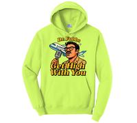 Nuovo Art Society X Dr Fubbs Get High W/ You Neon Giallo Hoodie Sm-4Xl