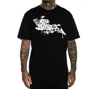 NUOVO Art Society x Retro Kings MORALES GRAFFITI NERA T-Shirt SMALL-3XLARGE
