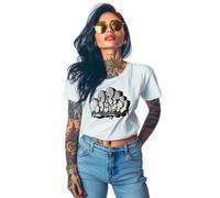 Nuovo Art Society X Simon Dee Volume 2 White Maglietta SMALL-5XLARGE Made IN USA