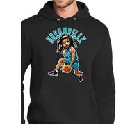 Nuovo Art Society X SWOD J COLE DREAMVILLE Felpa Nera Piccola-4XLIMITATO