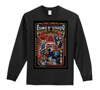 Nuovo Arte Society Concerto Rock N Rotolo Vol. 1 Nero Ls Maglietta SM-4XL IN USA