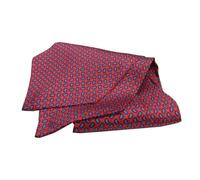 Nuovo ascot seta uomo piccolo cashmere rosso cashe col printed silk top