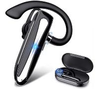 Nuovo auricolare senza fili per il business YYK530 con un solo orecchio, due microfoni, Bluetooth V5.3, cuffia con cancellazione del rumore adatta per guidatori nessuna scatola di ricarica,con scatola