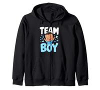 Nuovo Baby Boy Team Boy Designs Gender Reveal Felpa con Cappuccio