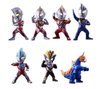 NUOVO Bandai CONVERGE MOTION Ultraman 4 10 pezzi 55 mm PVC figura dal Giappone