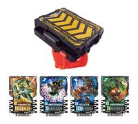 NUOVO Bandai DX Gotchard Draw Holder Kamen Rider Gotchard con 4 schede chimic...