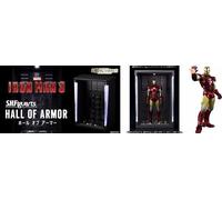 NUOVO BANDAI S.H.FIGUARTS IRON MAN MARK 6 FIGURE & HALL OF ARMOR SET dal Giap...