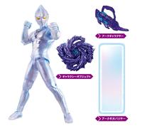 NUOVO Bandai Ultraman Arc Ultra Action Figure Rution & Galaxy Armor Set Giappone