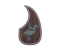 Nuovo Battipenna Per Chitarra In Legno Intarsiato Bellissimo Motivo Con Retro Adesivo Per Una Facile Installazione Parti di Ricambio per Chitarra Acustica (Color : 16)