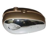 Nuovo Benzina Carburante Serbatoio D'Oro Dipinta Cromo Placcato 1960s BSA Colpo