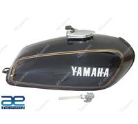 Nuovo Benzina Gas Serbatoio Con Cromo Coperchio Tappo & Rubinetto Per Yamaha