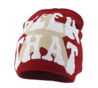 Nuovo berretto da uomo per autunno e inverno, berretti per uomo e donna, cappello da sci per sport all'aperto, cappello lavorato a maglia alla moda per lo streetwear, cappello natalizio per outfit aut