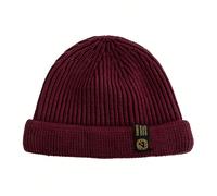 Nuovo berretto da uomo per esterni con teschio, berretto da marinaio alla moda con visiera corta, cappello invernale da gentiluomo, berretto lavorato a maglia decorativo per l'autunno nero,grigio,blu