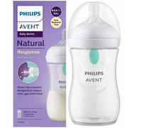NUOVO biberon Philips Avent SCY67301 260 ml aspiratore in silicone anti colic...