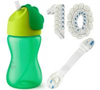 NUOVO bicchiere Philips Avent con cannuccia SCF798 02 12 m + 200 ml