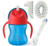 NUOVO bicchiere Philips Avent SCF79601 cannuccia 200 ml 10 x sicurezza bambini